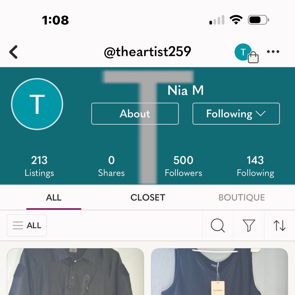 Consignment Partner #PFF @theartist259 Thank You